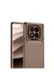 Xiaomi Redmi Note 14 Pro 5g Case Auto Focus Carbon Cover - Brown - 2