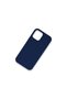 Apple iphone 12 pro case launch elegant silicone - navy blue - 2