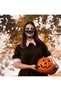 Japanese Costume Mask Half Face Mask Skull Scary Mask Party Cosplay Decorative - 3