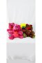 Plush Bear Toy with Colorful Ribbon, Cute Teddy Bear Figure as a Gift - 4