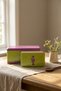 Decorative Rectangular Storage Box Set of 2 14X24 11.4X18.8 cm / Neon Nutcracker - 2