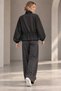 Women's Premium Transparent Modal Jacket with Full Lace Lining and Sequin Embroidery Bomber Jacket - 7