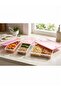 3-Piece Modular Storage Container Set - Refrigerator and Freezer Organizer (1X2400Ml, 2X1170Ml) - 2