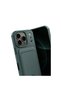 Apple iPhone 17 Pro Max Kelvin Silicone with Business Card Holder - Dark Green - 3