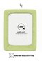 Premium Jersey Pistachio Green Fitted 100% Cotton Combed Single/Double Elastic Bed Sheet - 7