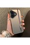 iPhone 16 Plus Compatible Speed Race Style Case, Red Blue Vertical Stripe Racing English Motif