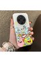 Redmi A4 Compatible Childlike Cartoon Case, Undersea Character Group Creative Flat Print