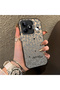 Realme Note 50 Compatible Gray Leopard Pattern Phone Case, Star English Art Print