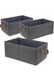 Foredernal Modern Design Fabric Storage Box Rectangular Gray Color 47.8 X 27.9 X