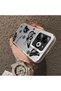 Tecno Spark 20C Compatible Simple Feel Case, Line Butterfly Daisy English Slogan Pattern - 2
