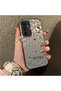 Samsung Galaxy A54 Compatible Gray Leopard Pattern Phone Case, Star English Art Print