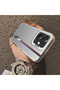 Oppo A3/A3X 4G/5G Compatible Speed Race Style Case, Red Blue Vertical Stripe Racing English Motif - 2