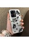 Realme C55 Compatible Simple Feel Case, Line Butterfly Daisy English Slogan Pattern