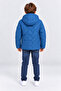 Boy's Hooded Quilted Coat with Soft Lining and Zipper Pockets Winter Coat Ak4289 - 5