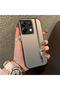Redmi Note 13 Pro 5g Compatible Speed Race Style Case, Red Blue Vertical Stripe Racing English Motif