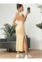 Rochie maxi, bej - M - 2