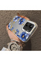 Poco C65 Compatible Elegant Flower Case, Blue Flower Golden Branch Creative Flat Printing - 2