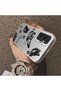 Samsung Galaxy M15 Compatible Plain Feel Case, Line Butterfly Daisy English Slogan Pattern - 2