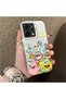 Oppo Reno 14 Compatible Childlike Cartoon Case, Underwater Character Group Creative Flat Print