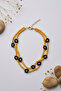 Papatya 2 Rows Handmade Crystal Anklet - 2