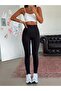 High Waist Fit Leggings - Black - 6