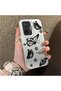 Poco F7 Compatible Simple Feel Case, Line Butterfly Daisy English Slogan Pattern