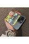 iPhone 15 Compatible Childlike Cartoon Case, Underwater Character Group Creative Flat Print - 2