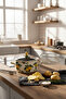 Enamel Lemon 24 cm Frying Pan - 4