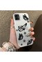 Samsung Galaxy A03/A04E/A04 Compatible Plain Feel Case, Line Butterfly Daisy English Slogan Pattern