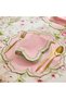 Pink Green Fiona Dinner Napkins 2 Pieces