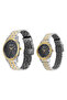 Bandhan Eternal Pair Analog with Date and Gun Dial Dual Tone Stainless Steel Strap Watch for Couples - 19682968BM01 - 2