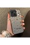 Tecno Spark 40C Compatible Grey Leopard Pattern Phone Case, Star English Art Print