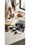 8 Pieces Solid and Liquid Measuring Spoon Set with Steel Handle and Plastic Tip with Hanger - 3