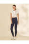 Women Grey And Navy Leggings Set 2 Piece - 7