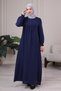 Muslin Fabric Hijab Dress 100% Cotton Mother's Dress Prayer Dress Robe Dress Umrah Dress Plus Size Hijab Dress - 6