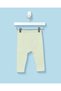 Infant Girls Green Cable Knit Leggings