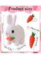 Electronic Plush Rabbit Interactive Pet with Carrot, Touch Control for Children and Babies - 8