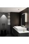 Rectangular LED Mirror, 60x80cm, Rayonnement MotionGlow Marcello, Defog System, Clock & Thermometer, Dimmable - 3