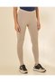 Women Brown Melange And Taupe Leggings (Pack Of 2) - 2