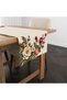 Digital Printed Runner - Floral Pattern / Embroidery Look / Spring Series - 140X40 cm - 3
