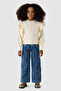 Girl Ecru Sweatshirt