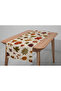 Digital Printed Runner - Floral/Leaf Patterned / Embroidery-Looking / Autumn Series - 140X40 cm - 2