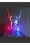 Halloween Mask Party LED Masks Scary Mask LED Lighted Face Transforming Mask Mask Neon Horror Fun Costume Child Adult Fancy Dress for Carnivals Masquerades and Cosplay Costume Parties - 3