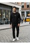 Unisex Embroidered 3-Yarn Sweatshirt – Crew Neck Relaxed Fit