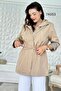 High Collar Waist Gathered Trench Coat 7K053 - 2
