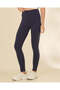 Women Grey And Navy Leggings Set 2 Piece - 2