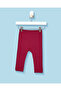 Infant Girls Burgundy Cable Knit Leggings - 4