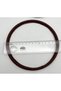Tan Color 15 cm Leather Metal Bag Handle Round Model - 2