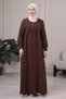 Muslin Fabric Hijab Dress 100% Cotton Mother's Dress Prayer Dress Robe Dress Umrah Dress Plus Size Hijab Dress