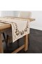 Digital Printed Runner - Floral Pattern / Embroidery Look / Spring Series - 140X40 cm - 3